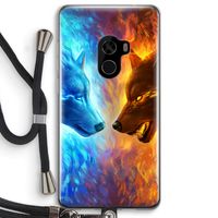 Fire & Ice: Xiaomi Mi Mix 2 Transparant Hoesje met koord