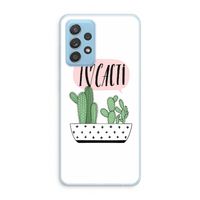 I love cacti: Samsung Galaxy A73 Transparant Hoesje