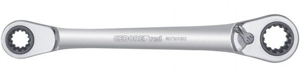 Gedore RED R07501002 Dubbele Ringratelsleutel Omschakelbaar Metrisch 2-Delig 3300900 - R07501002