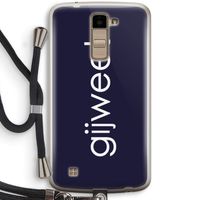 Gijweet: LG K10 (2016) Transparant Hoesje met koord