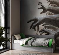 Fotobehang zombie handen Fotobehang zombie handen