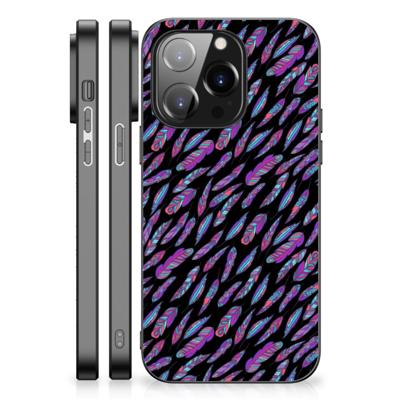 iPhone 14 Pro Back Case Feathers Color