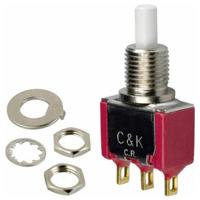 C & K Switches 8121SHZGE Pushbuttons 8020 Series Druktoets 28 V/DC 1x aan/(aan) 1 stuk(s) Bulk