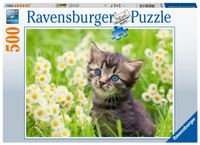 Ravensburger puzzel 500 stukjes katjes in de wei
