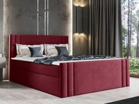 Boxspring CARMELO 160x200 cm bordeaux Boxspring CARMELO 160x200 cm bordeaux