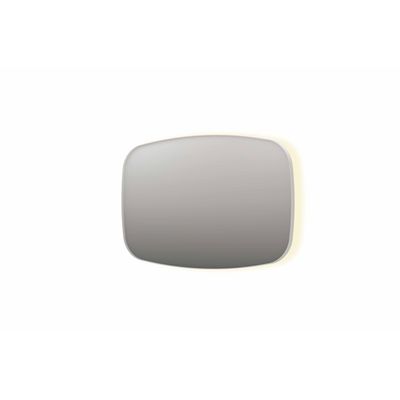 INK SP30 spiegel - 120x4x80cm contour in stalen kader incl indir LED - verwarming - color changing - dimbaar en schakelaar - mat wit 8409761