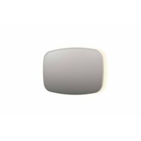 INK SP30 spiegel - 120x4x80cm contour in stalen kader incl indir LED - verwarming - color changing - dimbaar en schakelaar - mat wit 8409761