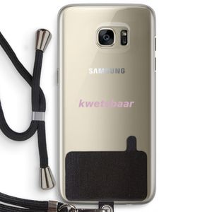 kwetsbaar: Samsung Galaxy S7 Edge Transparant Hoesje met koord