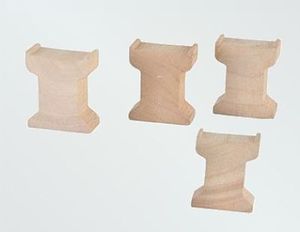 Houten Treinrails Verhogingsset