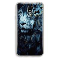 Darkness Lion: Samsung Galaxy J7 (2017) Transparant Hoesje
