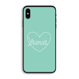 Friends heart pastel: iPhone XS Biologisch afbreekbaar hoesje
