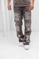 Amicci Sarrona Jeans Heren Grijs - Maat 28 - Kleur: Grijs | Soccerfanshop