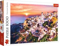 Puzzel Zonsondergang Santorini 1000 stukjes