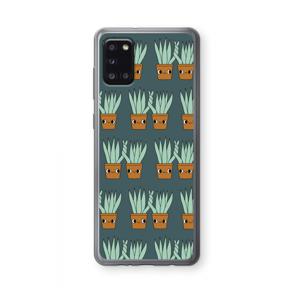 Sansevieria: Samsung Galaxy A31 Transparant Hoesje