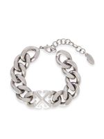 Off-White Arrows-motif chain bracelet - Argent - thumbnail