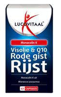 Lucovitaal Rode gist rijst + visolie & Q10 63 Capsules