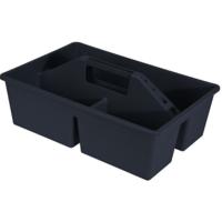 Excellent Houseware Gereedschap en opbergbox - handvat - antraciet - 39 x 26 cm - kunststof Excellent Houseware Gereedschap en opbergbox - handvat - antraciet - 39 x 26 cm - kunststof