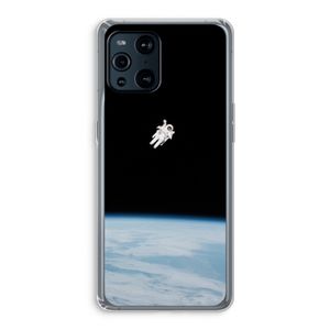Alone in Space: Oppo Find X3 Transparant Hoesje