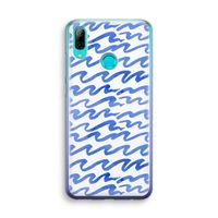 Blauwe golven: Huawei P Smart (2019) Transparant Hoesje