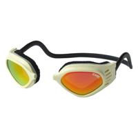 CliC Sport Goggle Small beige met oranje spiegel glazen