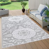 VidaXL Buitenkleed arakil 80x150 cm pp lichtgrijs