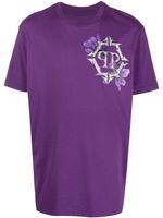 Philipp Plein t-shirt à logo imprimé - Violet