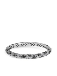 LEO PIZZO bracelet Leopard en or blanc 18ct orné de diamants - Argent