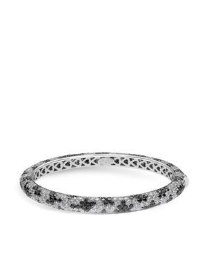LEO PIZZO bracelet Leopard en or blanc 18ct serti de diamants - Argent