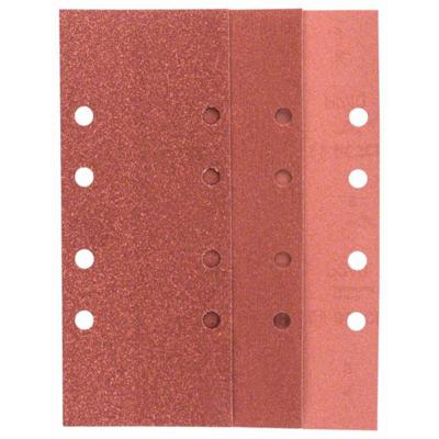 Bosch Accessories 2607019499 Oscillerend schuurpapierset Geperforeerd Korrelgrootte (num) 60, 80, 120, 240 (l x b) 230 mm x 93 mm 1 set(s)