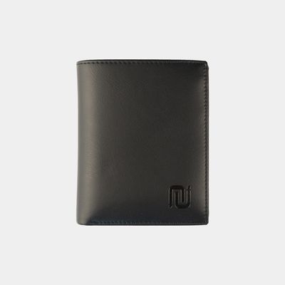 NEGOTIA Finnian Portemonnee heren Compact Zwart