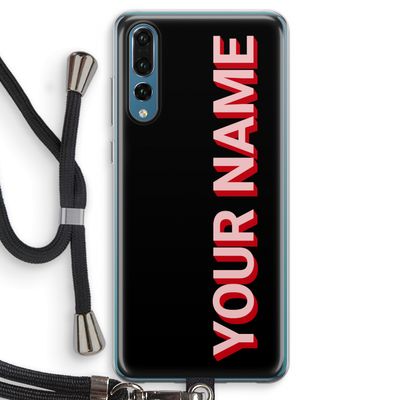 Namecase: Huawei P20 Pro Transparant Hoesje met koord