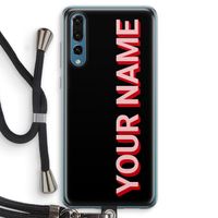 Namecase: Huawei P20 Pro Transparant Hoesje met koord