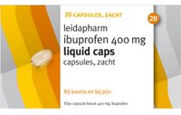 Leidapharm Ibuprofen 400mg Liquid Caps - thumbnail