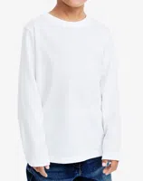 Vingino jongens T-shirt lange mouw - 72203 - wit - thumbnail
