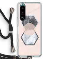 Creatieve toets: Sony Xperia 5 III Transparant Hoesje met koord