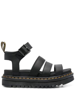Dr. Martens sandales Blaire à bout ouvert - Noir