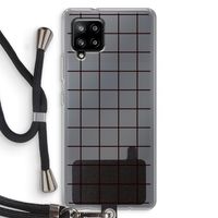 Rooster: Samsung Galaxy A42 5G Transparant Hoesje met koord