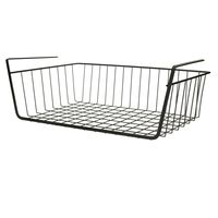 MSV Kastmandje - opberg/hang mandjes - rvs - zwart - 39 x 25 x 14 cm MSV Kastmandje - opberg/hang mandjes - rvs - zwart - 39 x 25 x 14 cm