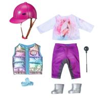 BABY born paardrijd-outfit kledingset - 43 cm