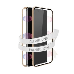 White Diamonds 360° Glass Cover for Samsung Galaxy A41 Gold