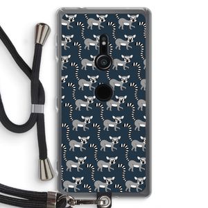 Makis: Sony Xperia XZ2 Transparant Hoesje met koord