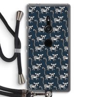 Makis: Sony Xperia XZ2 Transparant Hoesje met koord