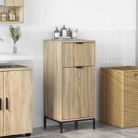 Badkamerkast Sonoma eiken 39.5 x 36 x 88 cm Bewerkt hout