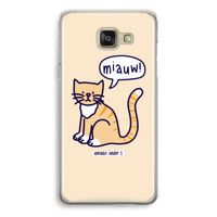 Miauw: Samsung Galaxy A5 (2016) Transparant Hoesje