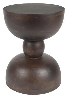 ZILT Ronde Bijzettafel 'Shaday' Mangohout, 30cm
