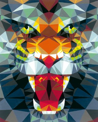 Ravensburger creart polygon tiger