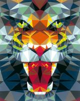 Ravensburger creart polygon tiger