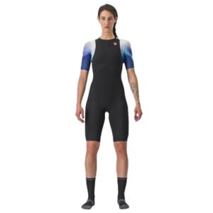 Castelli Elite Swim Skin korte mouw zwart dames M