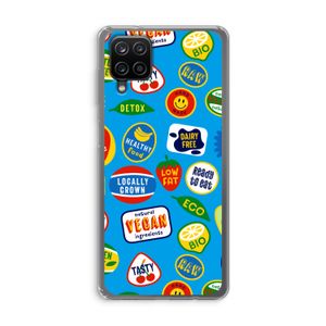 Fruitsticker: Samsung Galaxy A12 Transparant Hoesje