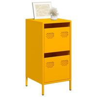 Dressoir 35x39x73,5 cm koudgewalst staal mosterdgeel - thumbnail